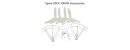 SYMA 3-Blades Propeller Protection Frame Landing Gear Spare Part for X5UW X5UC RC Drone Quadcopter Accessories BestSelling