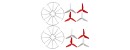 Syma 16PCS Spare Parts Set 3-blade Propeller Protective Frame for X5C X5SC X5S X5SW Drone RC Quadcopter BestSelling
