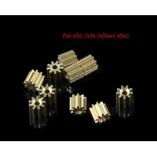 Syma 10PCS Motor Copper Gears for X5 X5C X5C-1 RC Quadcopter Motor Spare Parts Drone Engine Motor Gear Accessorie BestSelling