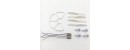 Syma Drone Replacement Spare Parts 16PCS Motor Frames CW CCW Motors Blade Protective Ring Propellers for X15W RC Quadcopter BestSelling