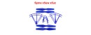 Syma RC Accessories X5UW X5UC Helicopter Accessories Protection Ring Landing Gear Propeller Blue BestSelling