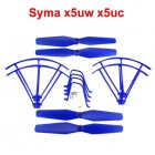 Syma RC Accessories X5UW X5UC Helicopter Accessories Protection Ring Landing Gear Propeller Blue BestSelling