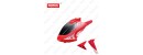 Syma F4 01A Head Cover Red + Tail decoration Red