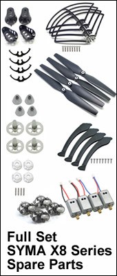 Full Set SYMA X8 Series Spare Parts