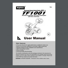 Syma TF1001 Manuals