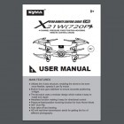 Syma X21W Manuals