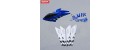 Syma S107N 01 Head cover Main blades Tail decorations Blue