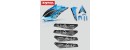 Syma S107P 01B Nose Main blade Decoration piece Blue