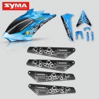 Syma S107P 01B Nose Main blade Decoration piece Blue