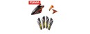 Syma S110G 01 Head cover Orange + Main blade Orange + Tail decoration Orange