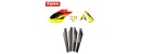 Syma S32 01 Head cover Main blades Tail decoration Yellow