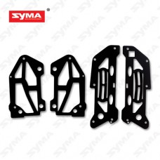 Syma S36 12B Aluminum plate assembly Black