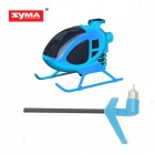 Syma S6 01A Headcover Blue + Tail assembly Blue
