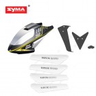 Syma S8 01A Headcover A black + Main blades + Tail Decoration A black