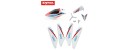 Syma S800G 01 Head cover White + Main blades White + Tail decoration White