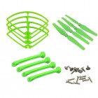Sky Thunder D2100WH Protective gear Blades Base stand Green