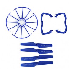 Sky Thunder D360 Protecting frames Main blades Landing skids Blue