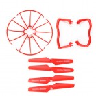 Sky Thunder D360 Protecting frames Main blades Landing skids Red