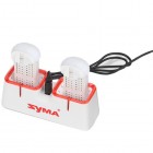 Syma X22SW Lipo battery 2pcs White and Recharge stand