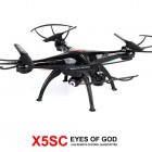 Syma X5SC With 2MP HD Camera 2.4G 4CH 6Axis Headless Mode RC Quadcopter Black