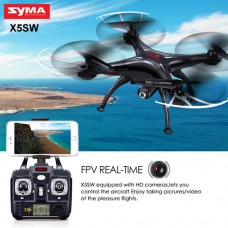 Syma X5SW With Wifi FPV HD Camera 2.4G 4CH 6Axis Headless Mode RC Quadcopter Black