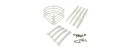 Syma X8C Protecting frames Blades Landing skids White