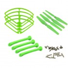 Syma X8G Protecting frames Blades Landing skids Green