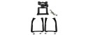 Syma X8HG Camera Shockproof hanger  Base stand Upgrade Black