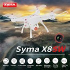 Syma X8SW With Wifi FPV HD Camera Real time Transmission 2.4G 4CH 6Axis Barometer Set Height Headless Mode Big RC Quadcopter